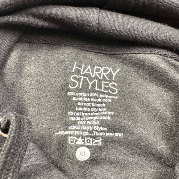 Harry Styles 2022 Harry’s House Album Merch Black Pullover Hoodie Sweatshirt - Picture 3 of 3